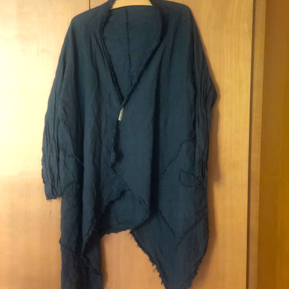 Free flow linen jacket